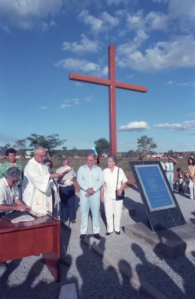 1996-Lançamento da Pedra Fundamental da Catedral de Palmas-foto-Elson Caldas